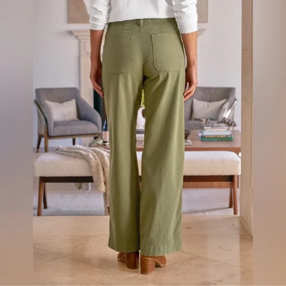 Frank & Eileen Wide-Leg Carpenter Pant - Size 2 - Picture 2 of 8